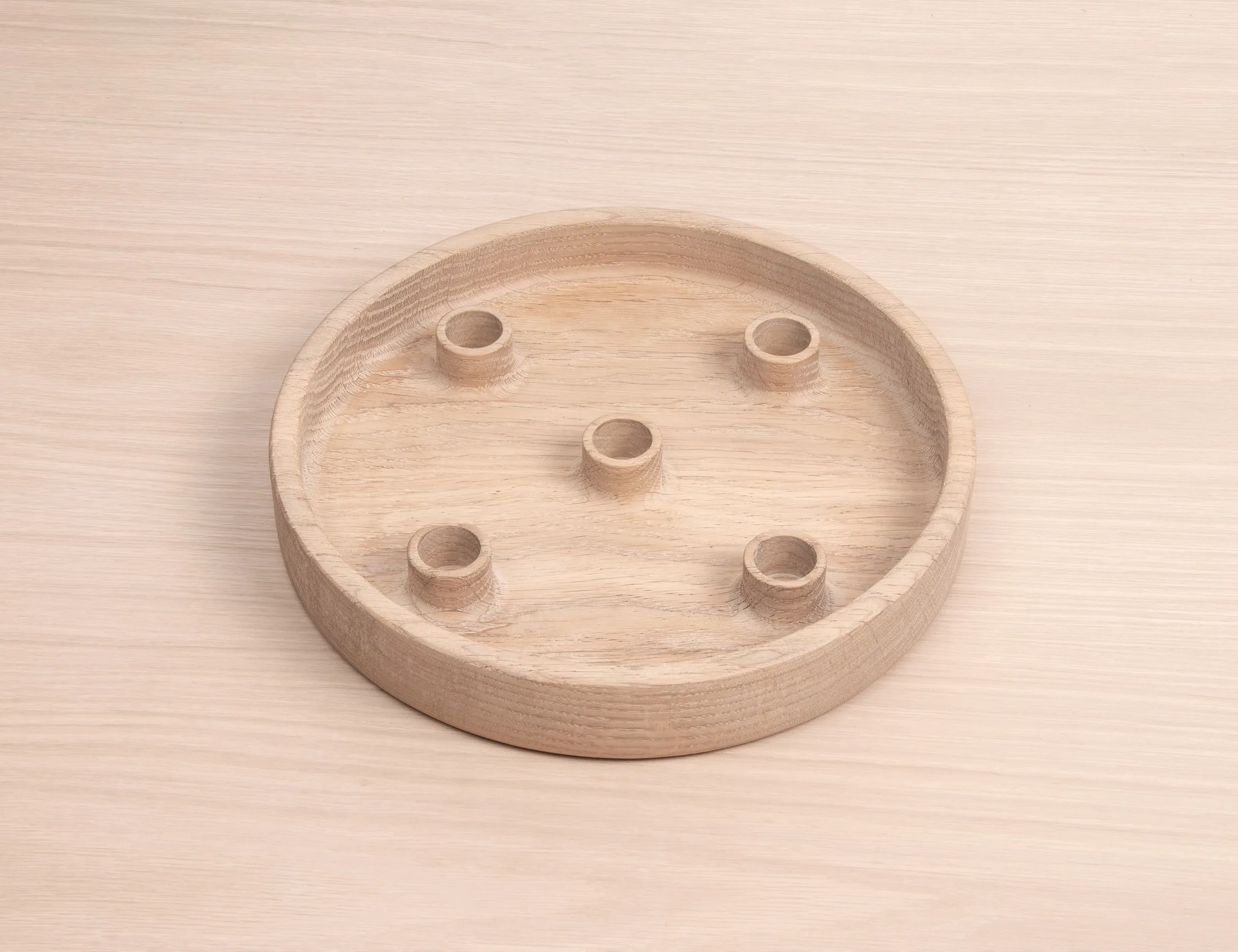 White Oak Advent Candle Holder