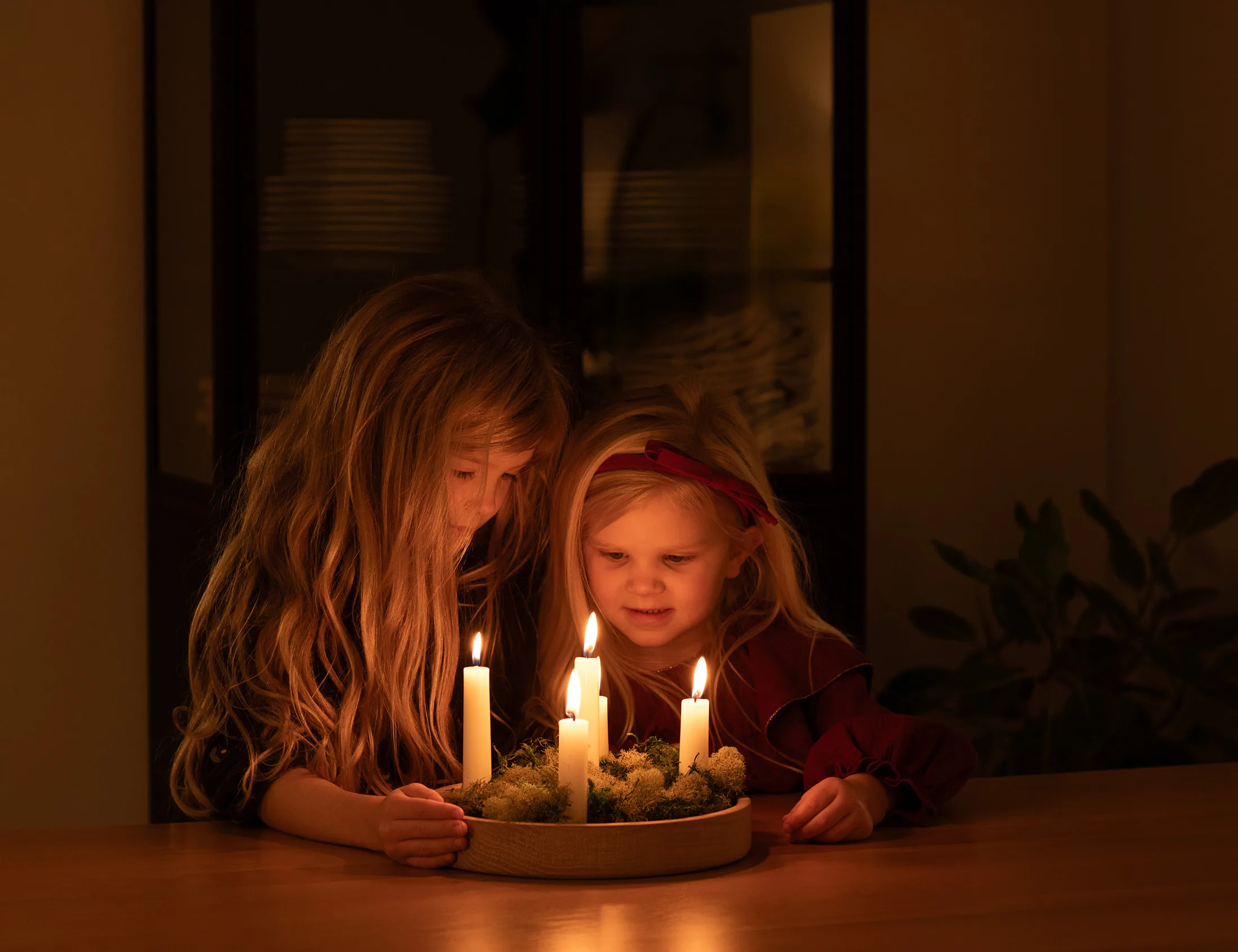 White Oak Advent Candle Holder