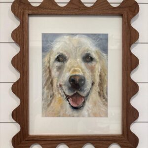 Customer photo 1 of Elise Scallop Frame Walnut
