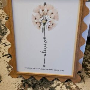 Customer photo 1 of Elise Scallop Frame White Oak