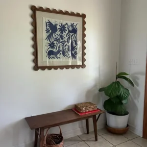 Customer photo 1 of Elise Scallop Frame Walnut