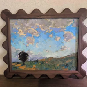 Customer photo 1 of Elise Scallop Frame Walnut