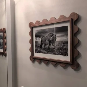 Customer photo 1 of Elise Scallop Frame Walnut