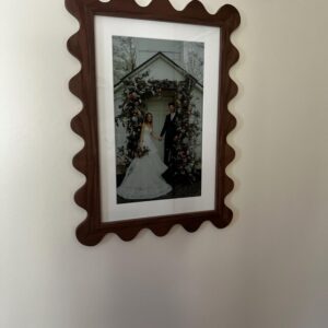 Customer photo 1 of Elise Scallop Frame Walnut