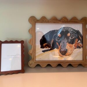 Customer photo 1 of Elise Scallop Frame White Oak